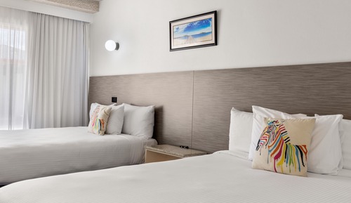Habitación Deluxe, 2 camas de matrimonio, no fumadores, baño privado