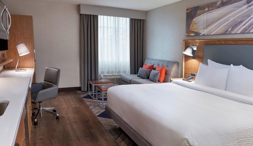Estudio, 1 cama de matrimonio grande con sofá cama, no fumadores