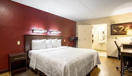 Habitación estándar, 1 cama de matrimonio grande (Roll-In Shower, Smoke Free)