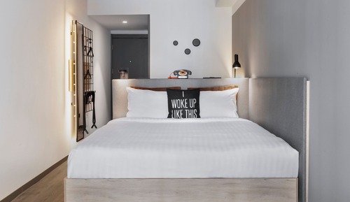 Habitación, 1 cama de matrimonio, no fumadores, balcón
