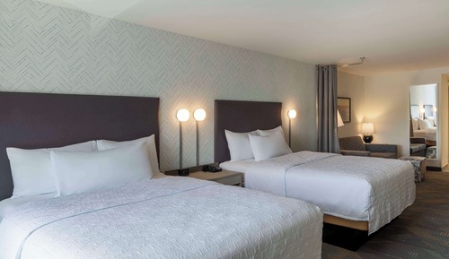 Suite estudio, 2 camas de matrimonio