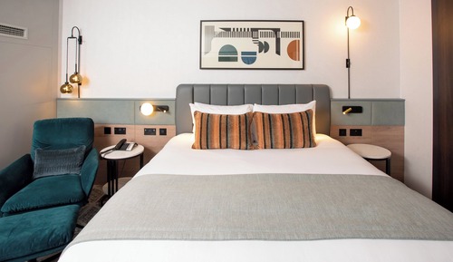 Habitación Club, 1 cama de matrimonio grande, accesible para personas con discapacidad