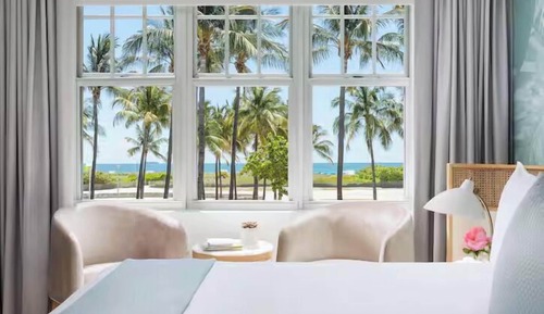 Habitación Deluxe, 1 cama de matrimonio grande, vistas al mar