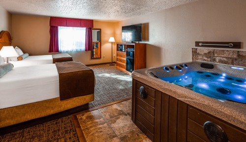 Habitación estándar, 2 camas de matrimonio, no fumadores, bañera de hidromasaje
