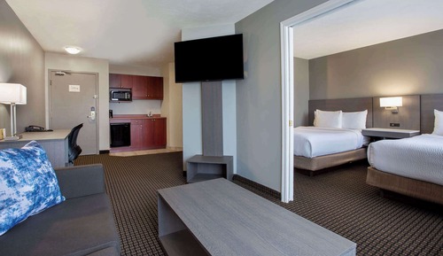 Suite Deluxe, 2 camas de matrimonio, no fumadores (1 Bedroom)