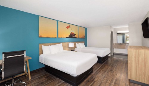 Habitación estándar, 2 camas de matrimonio