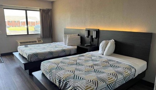 Habitación estándar, 2 camas dobles, accesible para personas con discapacidad, no fumadores