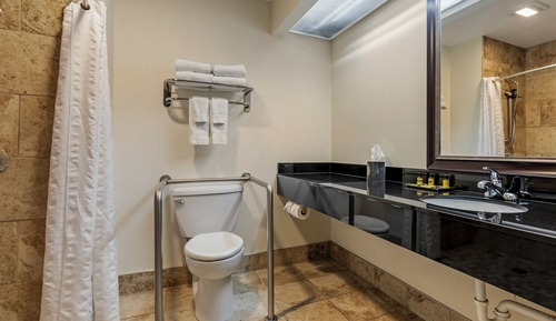 Habitación estándar, 2 camas de matrimonio, accesible para personas con discapacidad