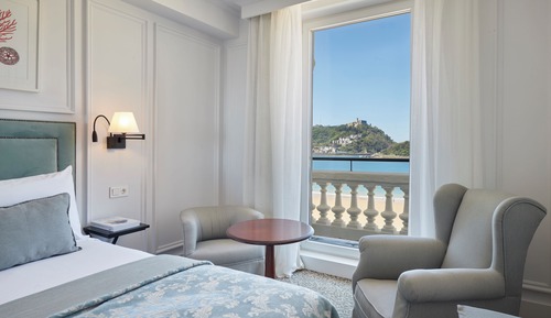 Habitación doble, balcón, vistas al mar (Petit)