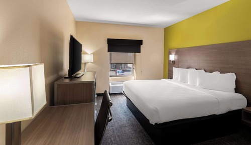 Habitación estándar, 1 cama de matrimonio grande, no fumadores, frigorífico y microondas