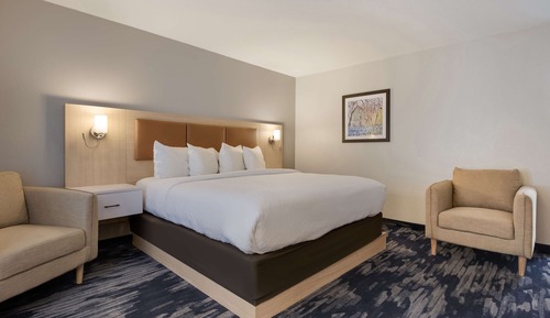 Habitación estándar, 1 cama de matrimonio grande, no fumadores, frigorífico y microondas