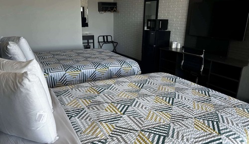 Habitación Deluxe, 2 camas de matrimonio, no fumadores, frigorífico y microondas