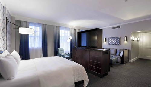 Suite junior, 1 cama de matrimonio grande con sofá cama