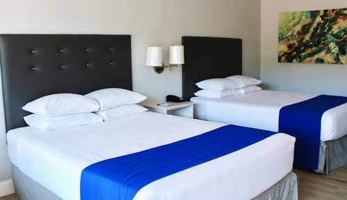 Habitación Deluxe, 2 camas de matrimonio, no fumadores, bañera de hidromasaje