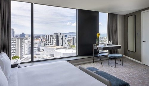 Habitación ejecutiva, 1 cama de matrimonio grande, cocina básica (Pinnacle Tower)