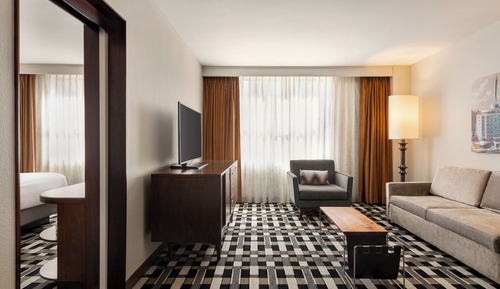 Suite, 1 cama de matrimonio grande, vistas a la ciudad