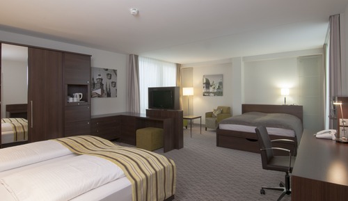 Suite, 1 cama de matrimonio grande con sofá cama