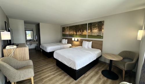 Habitación, 2 camas de matrimonio, no fumadores, planta baja