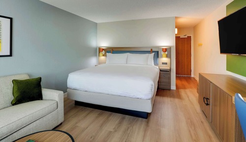 Habitación Deluxe, 1 cama de matrimonio grande con sofá cama