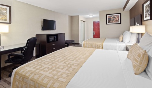 Habitación estándar, 2 camas de matrimonio, no fumadores, frigorífico