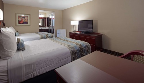 Habitación estándar, 2 camas dobles, accesible para personas con discapacidad, no fumadores