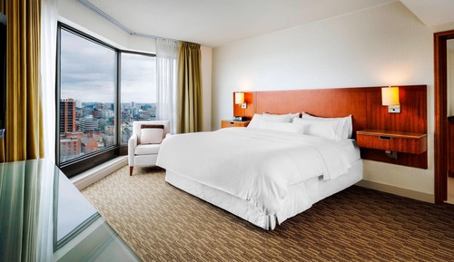 Suite junior, 1 cama de matrimonio grande con sofá cama, no fumadores, vistas a la ciudad