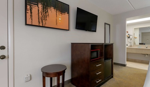 Habitación estándar, 2 camas de matrimonio, fumadores, frigorífico y microondas