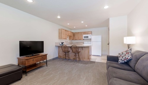 Suite, 2 camas dobles, no fumadores, cocina (Living Room;with Sofabed)