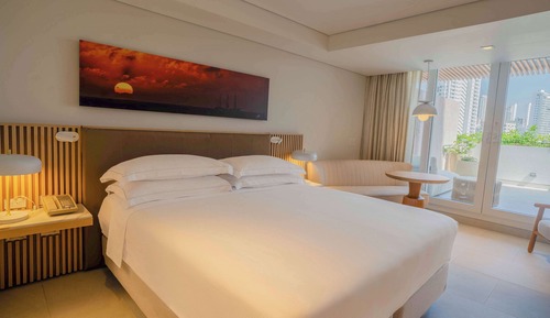 Suite superior, 1 cama de matrimonio grande, vistas a la bahía