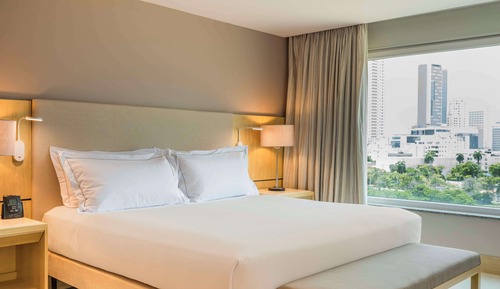 Habitación ejecutiva, 1 cama de matrimonio grande, vistas a la ciudad