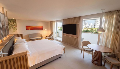 Suite, 1 cama de matrimonio grande, vistas a la ciudad