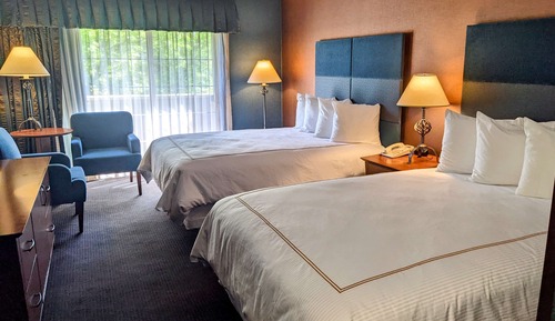 Habitación Deluxe, 2 camas de matrimonio, no fumadores, balcón