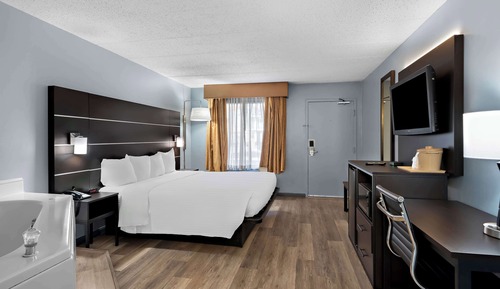 Habitación estándar, 1 cama de matrimonio grande, no fumadores, bañera de hidromasaje