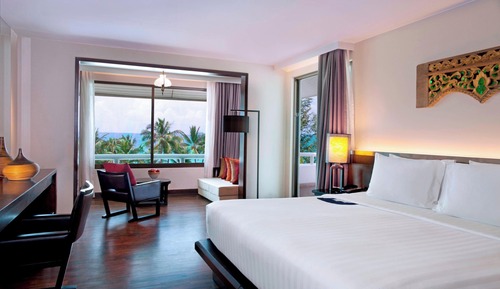 Habitación, 1 cama de matrimonio grande, no fumadores, vistas al mar (Terrace)