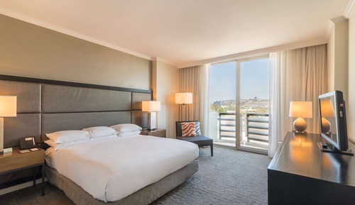 Suite presidencial, 1 cama de matrimonio grande con sofá cama (Top Floor, 2 Room Suite)