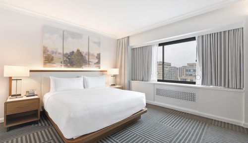Habitación, 1 cama de matrimonio grande, accesible para personas con discapacidad, bañera