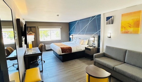 Suite, 1 cama de matrimonio grande con sofá cama, accesible para personas con discapacidad