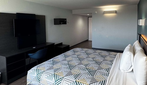 Habitación estándar, 1 cama de matrimonio grande, no fumadores, frigorífico y microondas
