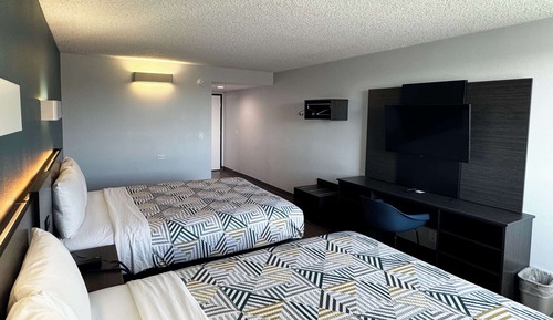 Habitación estándar, 2 camas de matrimonio, accesible para personas con discapacidad, no fumadores