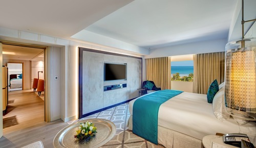 Suite, 1 cama de matrimonio grande, balcón, vistas al mar