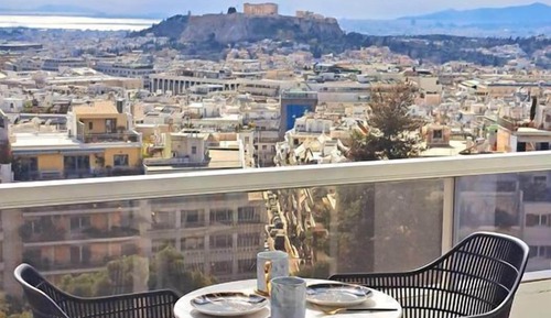 Premium Room with Private Balcony and Panoramic Acropolis View