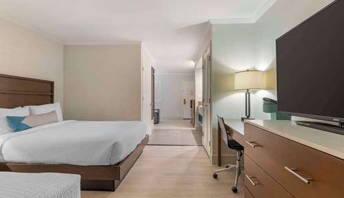 Habitación estándar, 2 camas de matrimonio, no fumadores, frigorífico y microondas