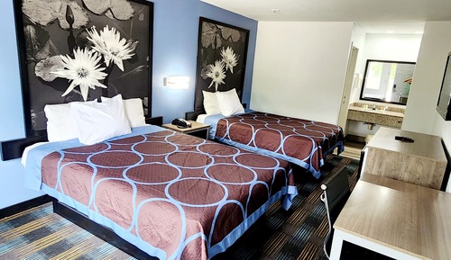 Habitación, 2 camas de matrimonio, fumadores