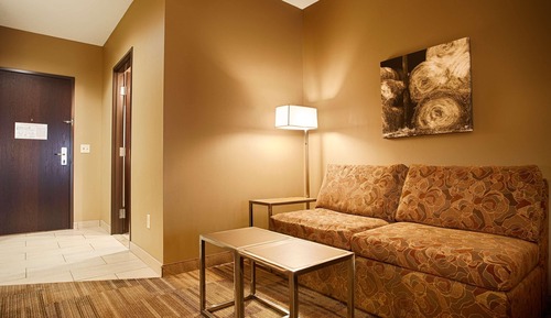 Suite, 1 cama de matrimonio grande, no fumadores, bañera de hidromasaje (Shower Only;with Sofabed)