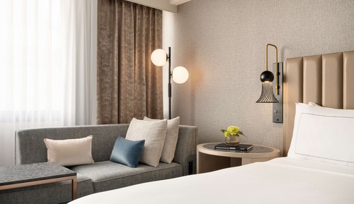 Habitación, 1 cama de matrimonio grande con sofá cama