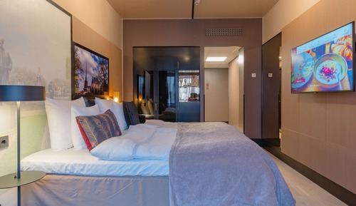Habitación estándar, 1 cama de matrimonio grande (Yrjönkatu building)