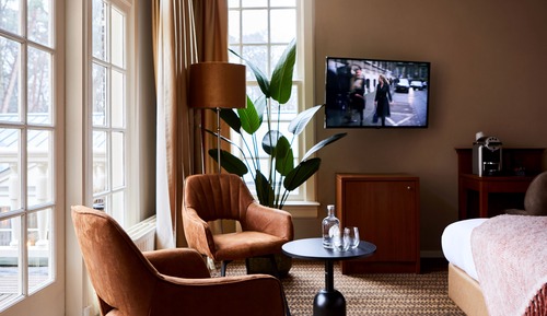 Suite clásica, 1 cama de matrimonio grande, vistas al jardín