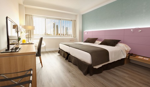 Habitación con 1 cama doble o 2 individuales