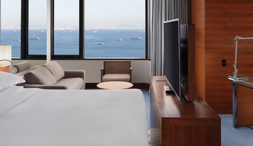 Habitación Premium, 1 cama de matrimonio grande con sofá cama, no fumadores, vistas al mar