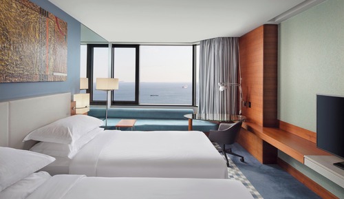 Habitación Deluxe, 2 camas individuales, no fumadores, vistas al mar